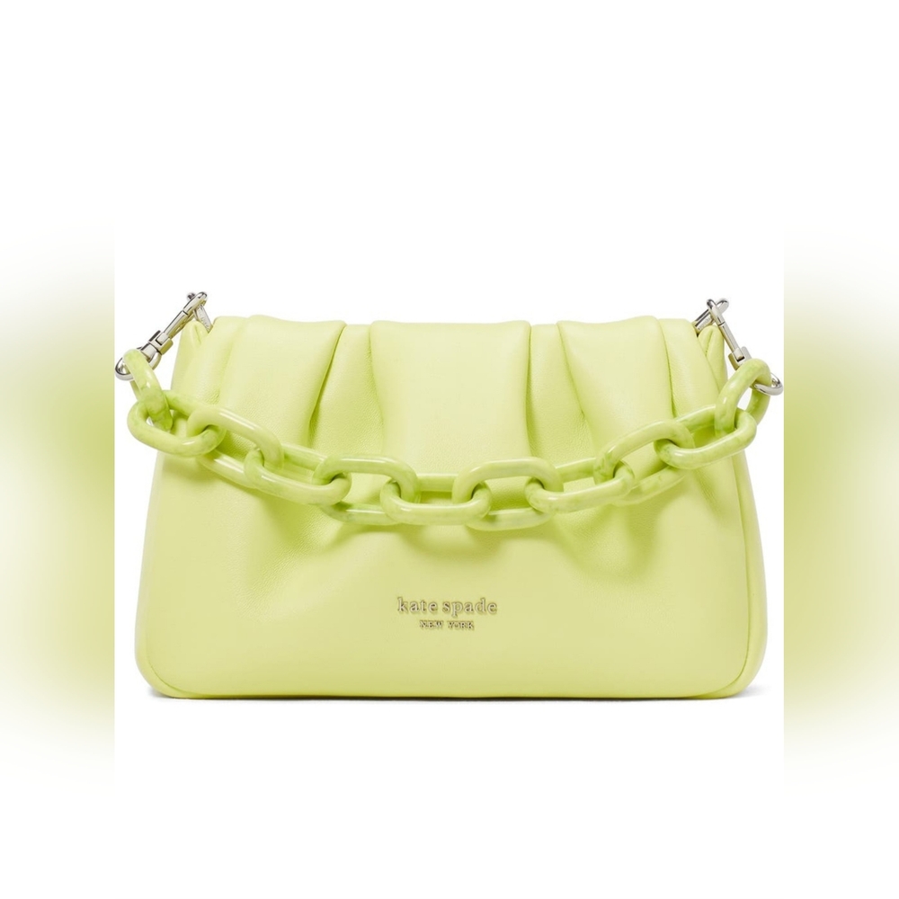 kate spade New York Lemon Yellow Chain-Handle Shoulder Bag